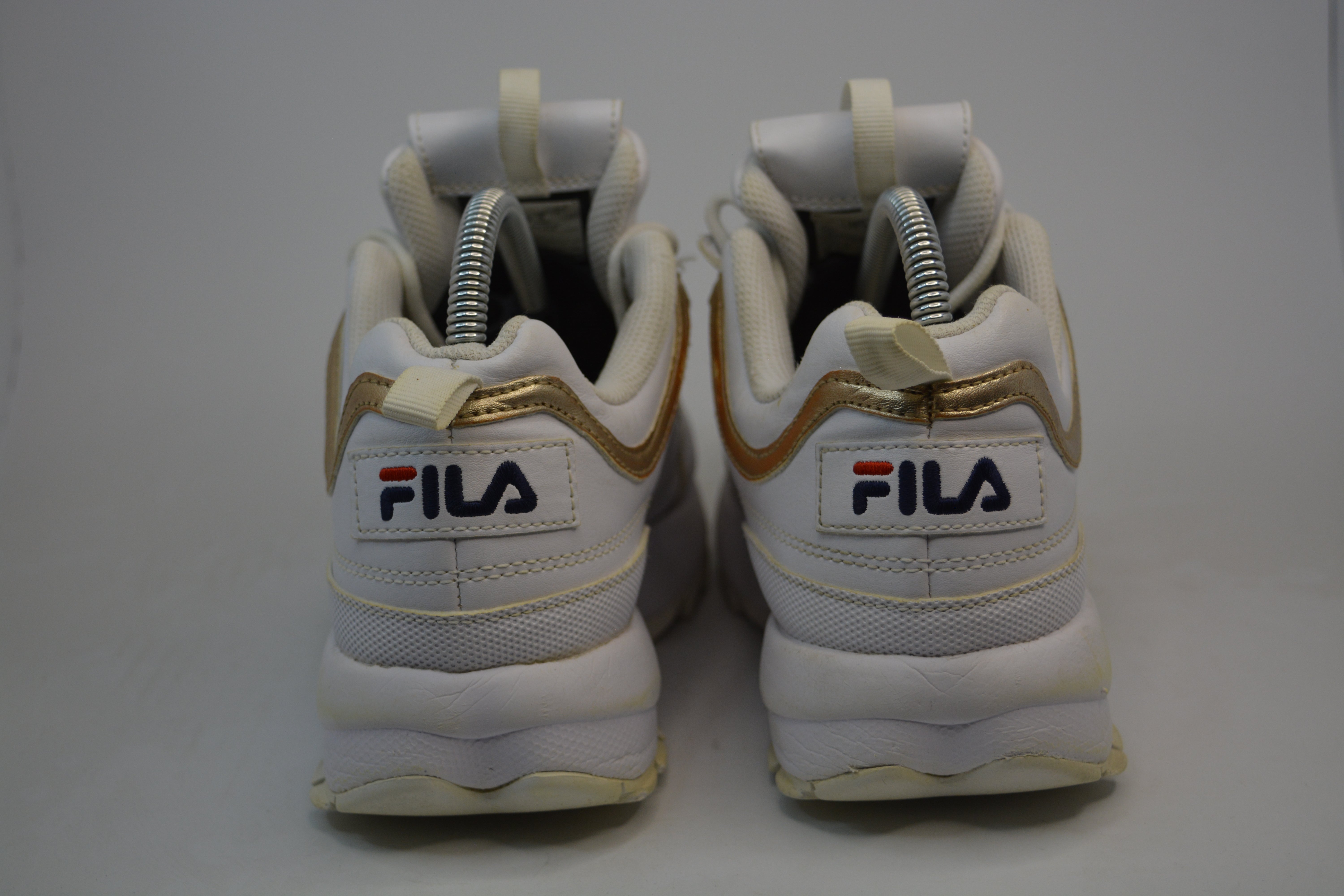 FILA Womens Disruptor II Metallic Sneakers Lifestyle