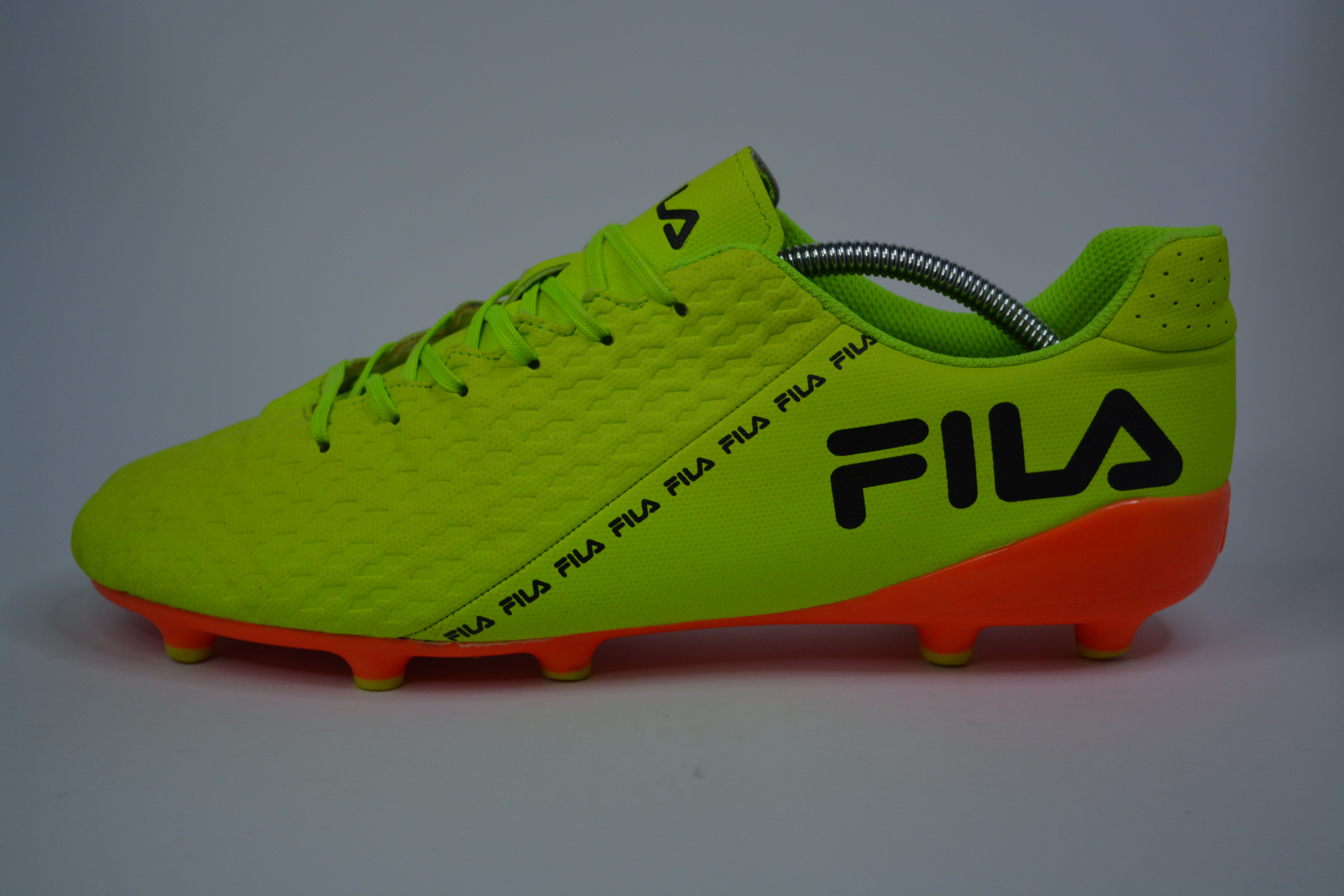 Fila New Yellow/Orange Teens Lace-up Football Boots