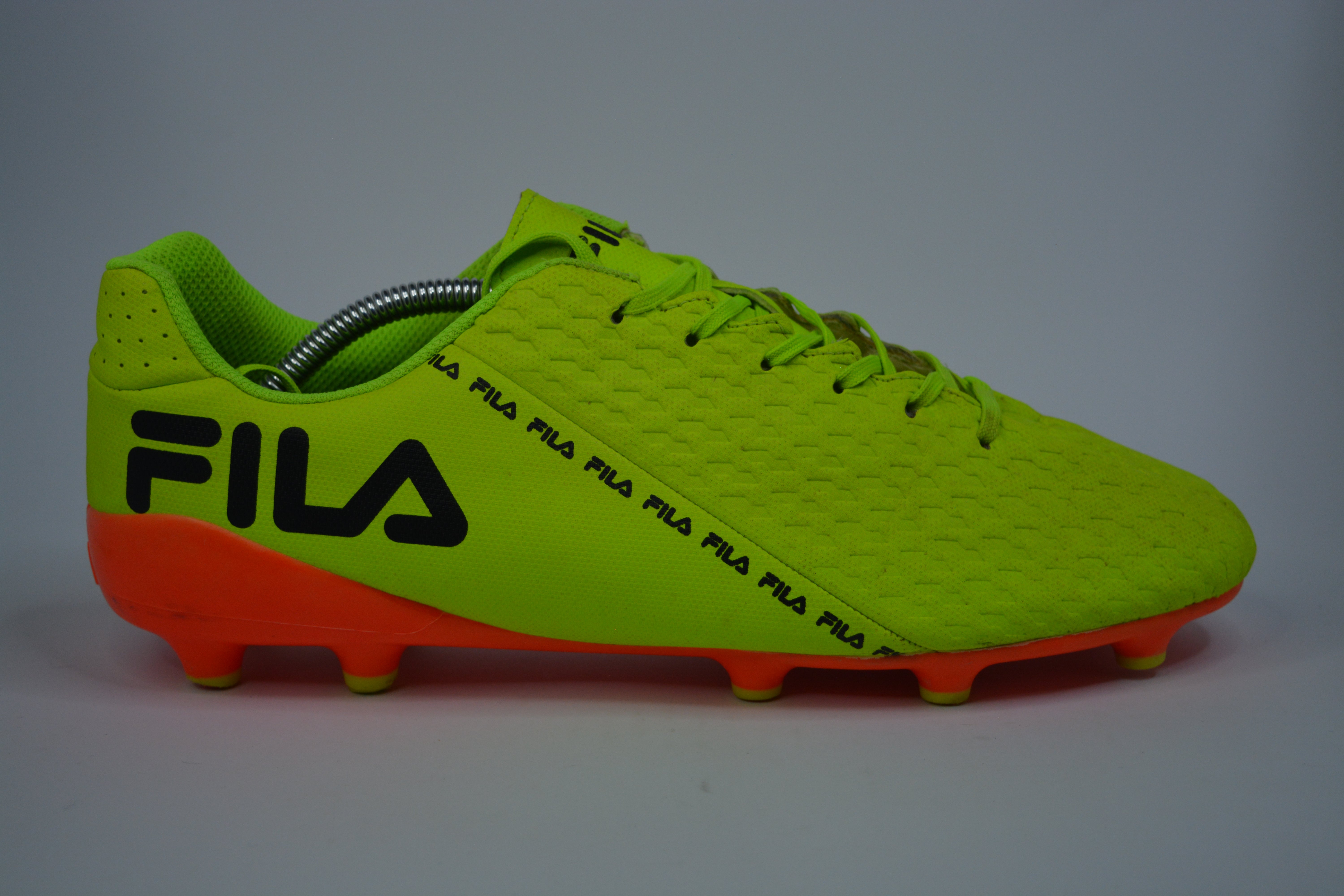 Fila New Yellow/Orange Teens Lace-up Football Boots